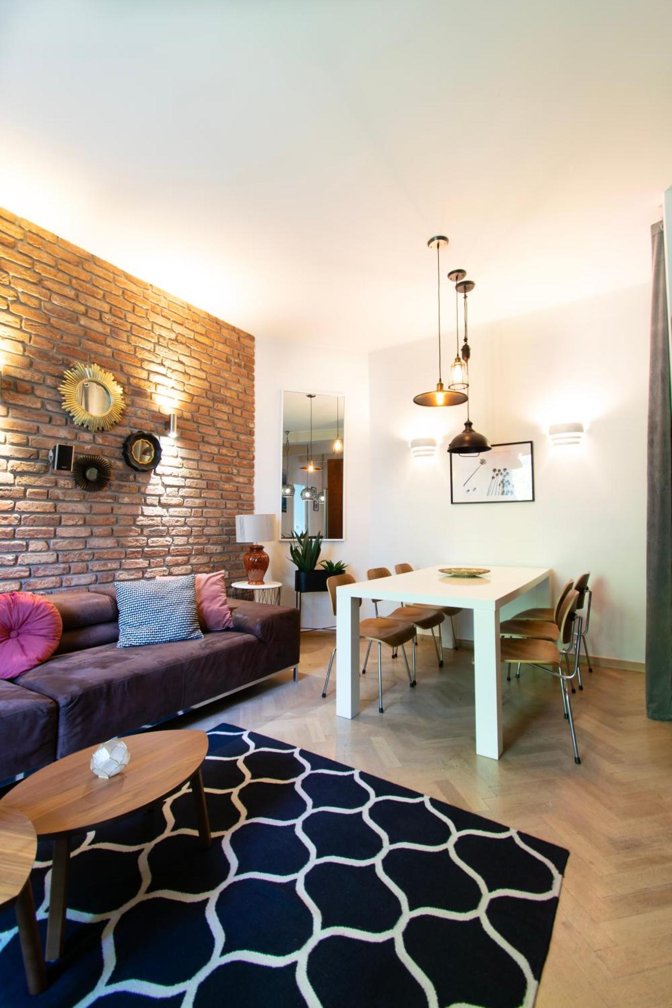 Spacious 3Br Apartment With Ac In Living Room, 2 Balconies Krakow Ngoại thất bức ảnh